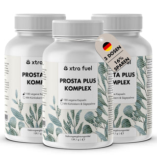 Cápsulas para la próstata - Prosta Plus Complex - Fórmula eficaz con semillas de calabaza y saw palmetto
