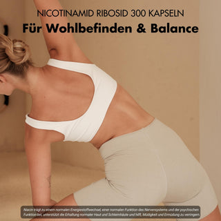 Ribósido de nicotinamida 300 - precursor de NAD+ - niacina para la energía y la vitalidad celular*.