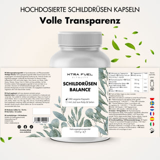 Thyroid Balance - Thyro Complex - Fórmula eficaz con kelp, tomillo y selenio