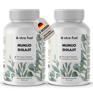Cápsulas de Shilajit - 200x cápsulas de Mumijo - ganador de precio-calidad