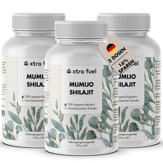 Cápsulas de Shilajit - 200x cápsulas de Mumijo - ganador de precio-calidad