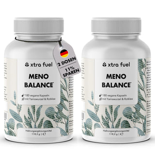 Cápsulas para la menopausia - Meno Balance - Fórmula natural con ñame, trébol rojo, valeriana y hierro