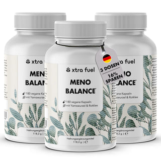 Cápsulas para la menopausia - Meno Balance - Fórmula natural con ñame, trébol rojo, valeriana y hierro