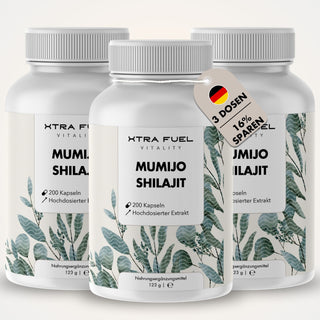 Cápsulas de Shilajit con >80% de ácido fúlvico - Precio-rendimiento ganador - Original Himalaya Shilajit