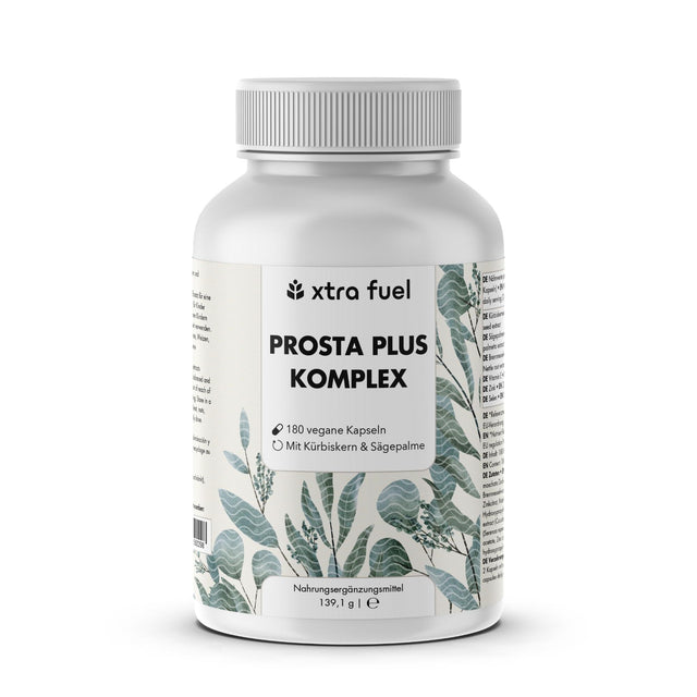 Cápsulas para la próstata - Prosta Plus Complex - Fórmula eficaz con semillas de calabaza y saw palmetto