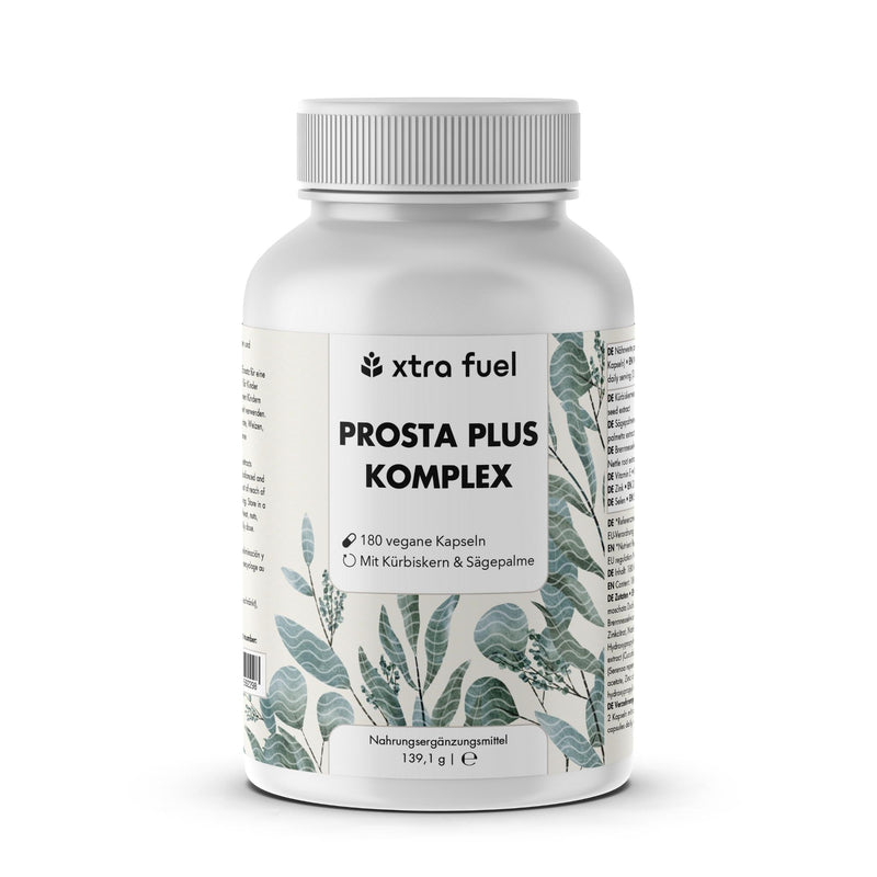 Cápsulas para la próstata - Prosta Plus Complex - Fórmula eficaz con semillas de calabaza y saw palmetto