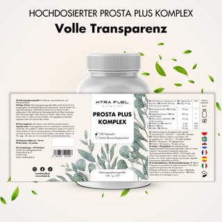 Cápsulas para la próstata - Prosta Plus Complex - Fórmula eficaz con semillas de calabaza y saw palmetto