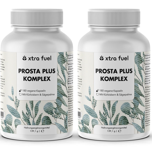 Cápsulas para la próstata - Prosta Plus Complex - Fórmula eficaz con semillas de calabaza y saw palmetto