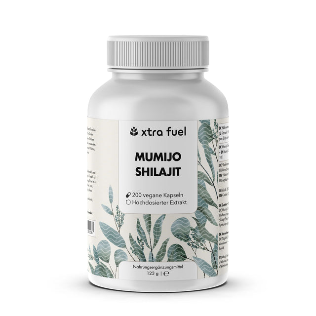 Cápsulas de Shilajit - 200x cápsulas de Mumijo - ganador de precio-calidad