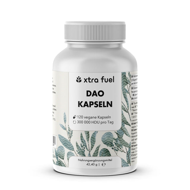 Cápsulas de DAO - Diamino oxidasa vegana procedente de brotes de guisantes - 300.000 HDU