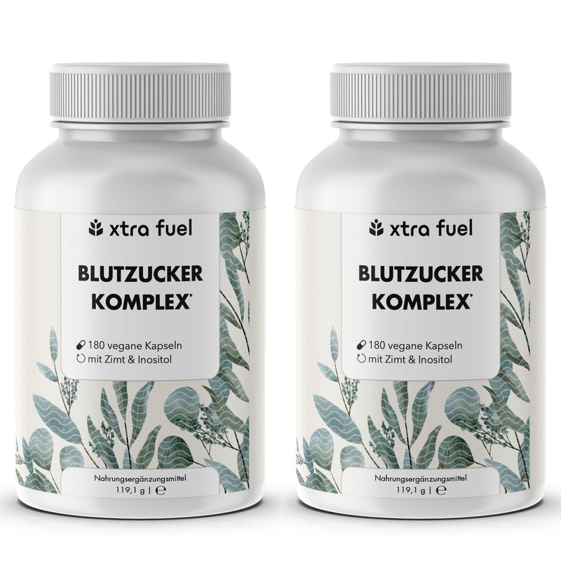 Complejo de azúcar en sangre* - mezcla de nutrientes con canela de Ceilán, inositol y hoja de olivo