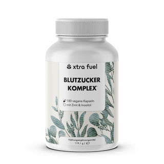 Complejo de azúcar en sangre* - mezcla de nutrientes con canela de Ceilán, inositol y hoja de olivo
