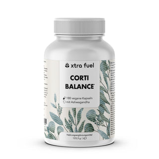 Cortisol cápsulas* - Corti Balance* - mezcla de nutrientes con ashwagandha, rhodiola y vitamina B6