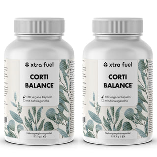 Cortisol cápsulas* - Corti Balance* - mezcla de nutrientes con ashwagandha, rhodiola y vitamina B6