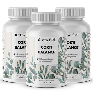 Cortisol cápsulas* - Corti Balance* - mezcla de nutrientes con ashwagandha, rhodiola y vitamina B6