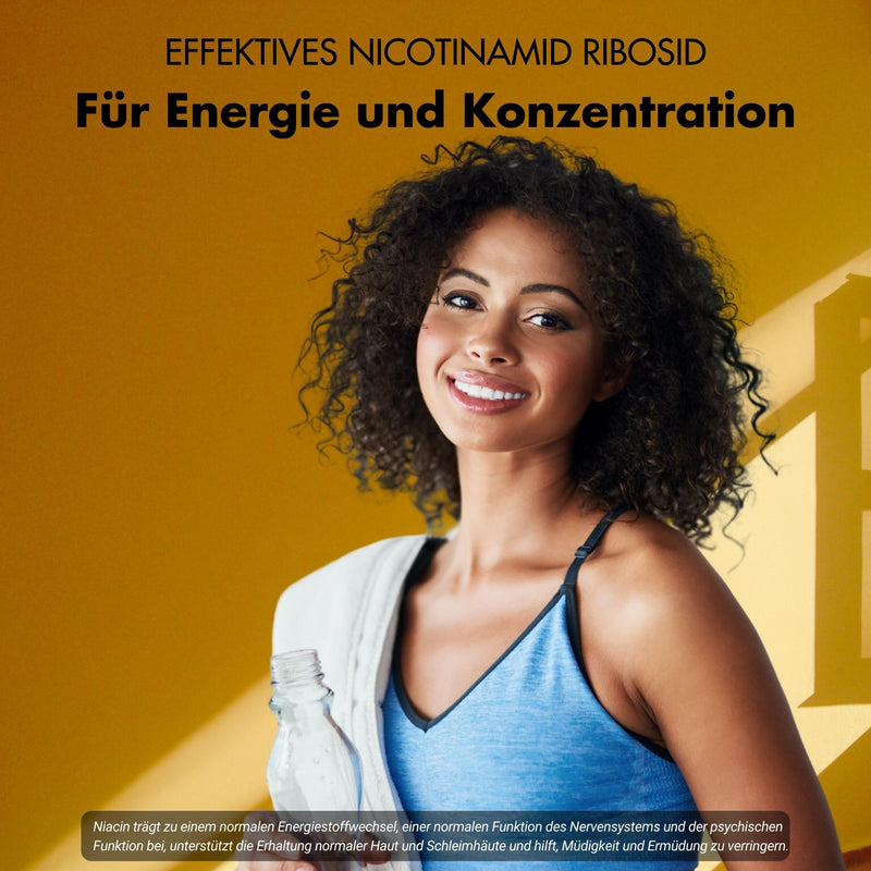 Ribósido de nicotinamida 300 - precursor de NAD+ - niacina para la energía y la vitalidad celular*.