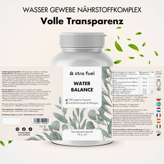 Water Balance - Complejo nutritivo 5 en 1 para el equilibrio electrolítico y piernas ligeras*.