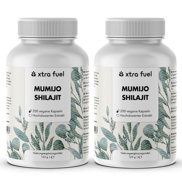 Cápsulas de Shilajit - 200x cápsulas de Mumijo - ganador de precio-calidad
