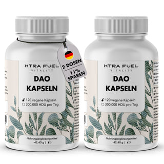 Cápsulas de DAO - Diamino oxidasa vegana procedente de brotes de guisantes - 300.000 HDU