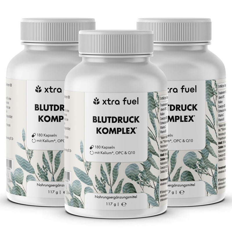 Complejo para la presión arterial* - OPC con potasio, Q10, ajo negro y vitaminas
