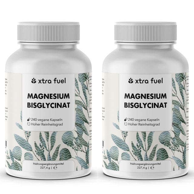 Bisglicinato de magnesio - fórmula quelatada con 315 mg de magnesio elemental