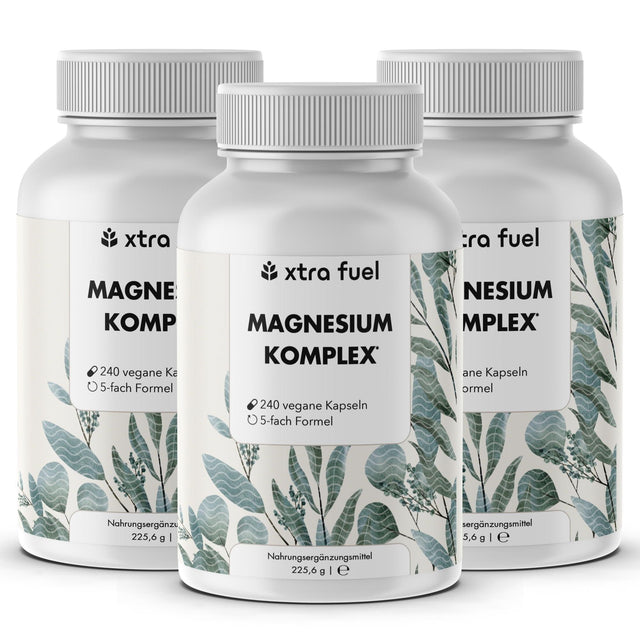 Complejo de magnesio* - fórmula quíntuple con 400 mg de magnesio elemental